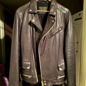 All Saints Leather Biker Jacket